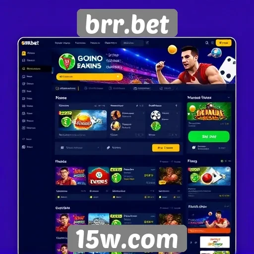 Interface do usuário do site brr.bet